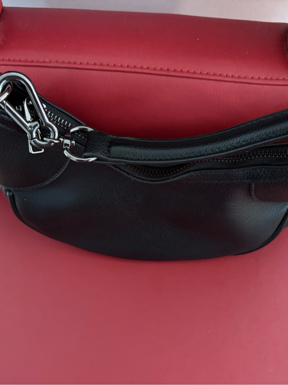 CoLab Black Crescent Shoulder Bag - Picture 4 of 5